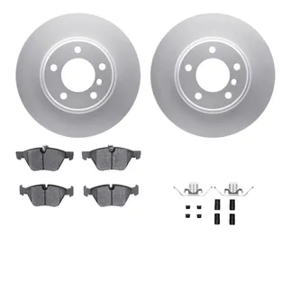 R1 Concepts WDUH1-31196 Carbon Series Brake Rotors W/ 5000 Oep Brake Pads & Hdw